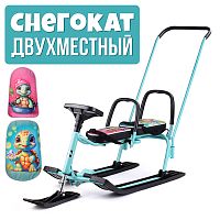 Игрушка Снегокат детский 505 "TWINS BABY PUSH" для двоих (Черепашки)