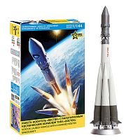 Ракета-носитель "Восток" с пилотируемым космическим кораблем "Восток" Юрия Гагарина" (1:144), арт. 7501