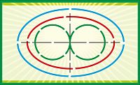 Стенд ТРЕНАЖЕР ДЛЯ ГЛАЗ (Зеленый), 1,16*0,71м