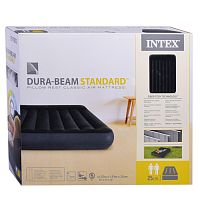 Матрас надувной Pillow Rest Classic Fiber-Tech, 137 х 191 х 25 см, 64142 INTEX