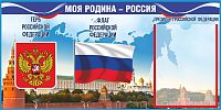 Стенд СИМВОЛИКА РОССИЙСКОЙ ФЕДЕРАЦИИ, 0,8*0,4м