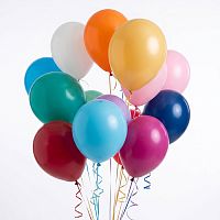 Шар (12''/30 см) Ассорти, пастель, 12шт.