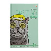 Блокнот-престиж  А5 160 л. "Easy life. Коты"