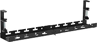 Кабель-канал Cactus CS-CM-700-1BK для столов 72.8x13x19см черный