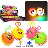Игрушка-пищалка "Смайлик" (6,5 см.) в коробке