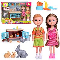 Кукла с аксессуарами "Rabbit care" в коробке