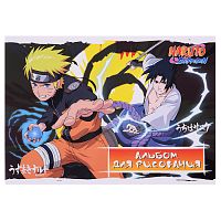 Альбом для рисования 40л "Naruto" А4 выб УФ двойной