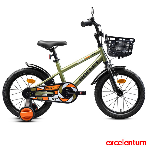 Велосипед 16" Rocket First, цвет хаки Велосипед 16" Rocket First, цвет хаки