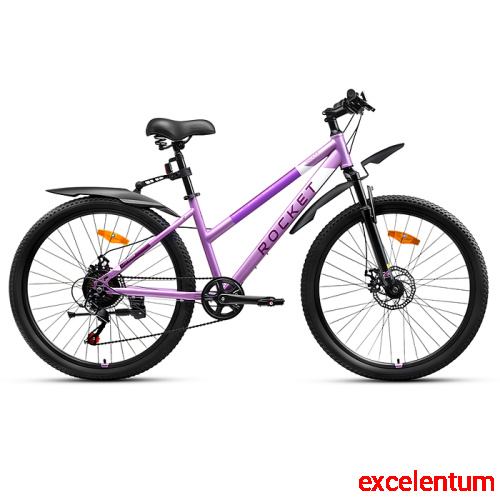Велосипед 26" Rocket Vela 2.0, цвет фиолетовый, размер 15"