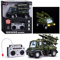 Машина "Военная. Ракетная установка" р/у, в коробке