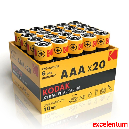 Батарейки алкалиновые Kodak XTRALIFE ALKALINE LR03 Батарейки алкалиновые Kodak XTRALIFE ALKALINE LR03