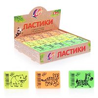 Ластик «ZOO» Z2  флуоресцентный, в ассортименте