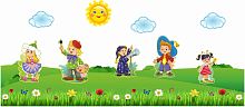 Комплект настенных декораций ВЕСЕЛАЯ КОМПАНИЯ, 3,32*1,45м
