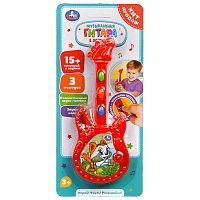Музыкальная игрушка-гитара (15 песен и звуков) на блистере