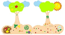 Набор декоративно-развивающих панелей «На лесной опушке»