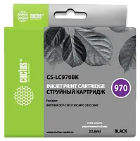 Картридж струйный Cactus CS-LC970BK