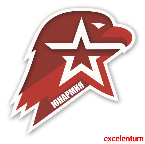Пластиковая декорация ГЕРБ ЮНАРМИИ, 0,6*0,6м