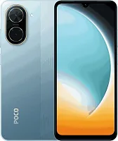 Смартфон Xiaomi Poco C71 128Gb 4Gb голубой моноблок 3G 4G 2Sim 6.88" 720x1640 Android 15 Go 32Mpix 802.11 a/b/g/n/ac GPS GSM1900 FM A-GPS microSD max2048Gb