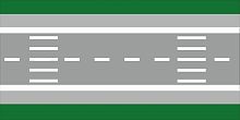 Поле для отработки ПДД, 1,2*0,6м