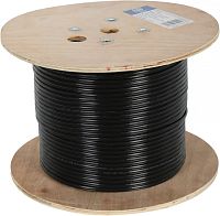 Кабель сетевой Ningbo 1Гбит/с UTP 4 пары cat.5E solid 0.5мм CCA molded 305м серый outdoor стальной трос