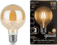 Лампа светодиодная Gauss Filament  G95