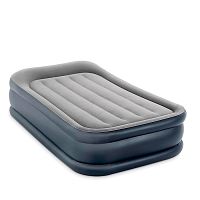 Надувная кровать Deluxe Pillow Rest Raised Bed (99х191х42см,) встроенный насос 220v
