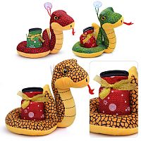 Мягкая игрушка "Змея с копилкой", русская песенка
