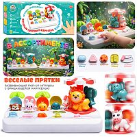 Игрушка развивающая "Карусель зверят" в коробке