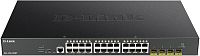 Коммутатор D-Link DGS-1250-28XMP/RU/A1A (L3) 24x1Гбит/с 4SFP+ 24PoE 370W управляемый