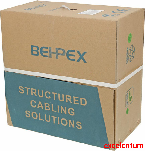 Кабель сетевой FTP 4 пары cat.5E solid 0.5мм CCA 305м Кабель сетевой FTP 4 пары cat.5E solid 0.5мм CCA 305м