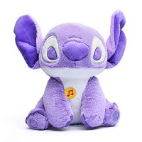 Игрушка мягкая "Стич" 20 см фиолетовый озвученный.