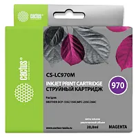 Картридж струйный Cactus CS-LC970M
