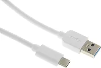 Кабель Buro BU-USB3.2-AC-1MW USB (m)-USB Type-C (m) 1м белый пакет