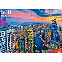 Пазлы 500 "Небоскребы Дубая"