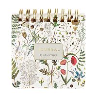 Блокнот "Pocket journal" 90 х 90 мм, 60 л, на гребне "Луговые травы"