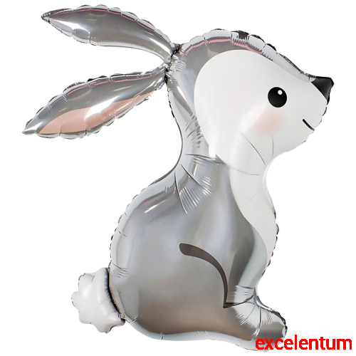 Шар (31''/79 см) Фигура, Лесной Заяц, 1 шт. в уп.