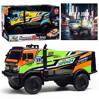 Машина "Бронетраспортер" 1:18, свет, звук, в коробке