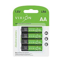 Батарейка алкалиновая Vixion LR6 - AA (блистер 4шт)