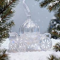Новогоднее украшение "Карета сказочная" (11 см)