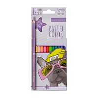 Карандаши цветные "Easycolor" пастельные 12 цв.