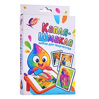 Набор с красками 6 цветов "Капля-Шмакля"