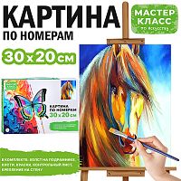 Набор для рисования "Картина по номерам 20*30 см. Лошадка"