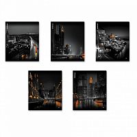 Тетрадь 48л. клетка "Urban Lights" глянцевая ламинация