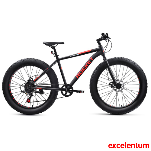 Велосипед 26" Rocket Fat 26, цвет черный, размер 18"