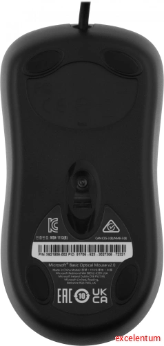 Мышь Microsoft Basic Optical Mouse Black фото 2