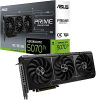 Видеокарта Asus PCI-E 5.0 PRIME-RTX5070TI-O16G NVIDIA GeForce RTX 5070TI 16Gb 256bit GDDR7 2497/28000 HDMIx1 DPx3 HDCP Ret