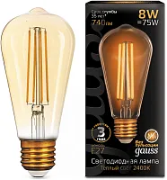 Лампа филам. Gauss Filament  ST64