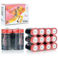 Батарея солевая Mirex R14/ С 1,5V, 12 шт, shrink (2)