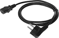 Кабель IEC C13 Евровилка 1.5м черный