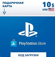 Карта оплаты пополнение игровой валюты PlayStation Store 10 USD USA PS4/PS5